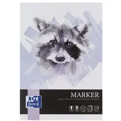 Oxford Art Markerblock A4, 15 Blatt, 21x29.7 cm