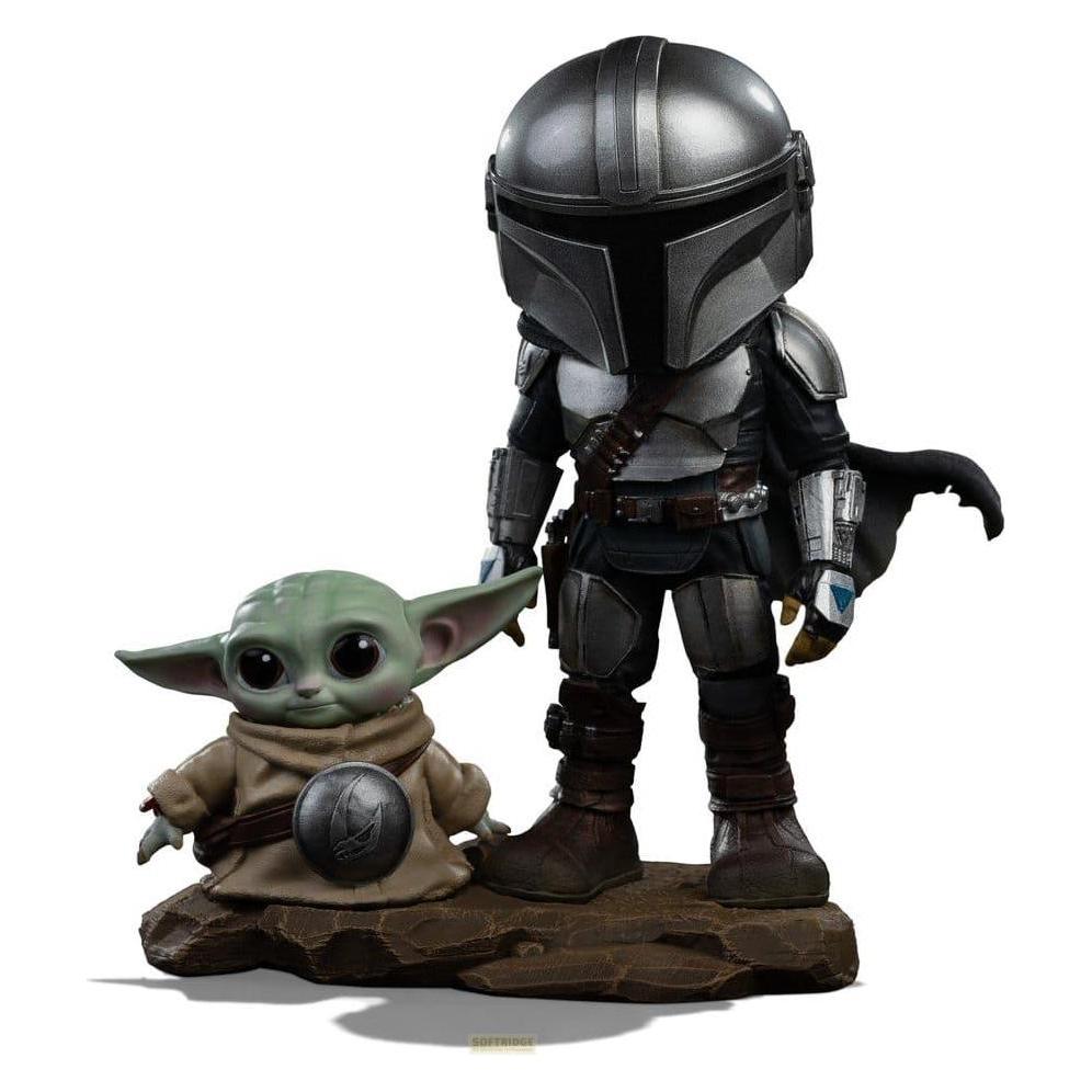 Iron Studios The Mandalorian & Grogu MiniCo figurine The Mandalorian and Grogu (IS33426)