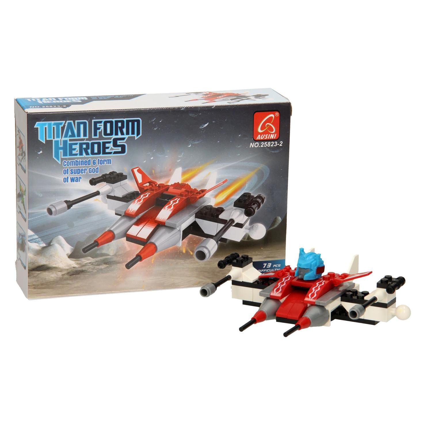 Lobbes Titan Heroes Bauset - Space Red - 73-teilig. (66853639)