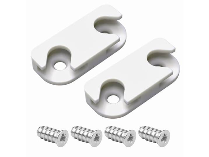 Sintrix Fab 2 charnières renforcées - Compatible avec IKEA BISSA STÄLL HEMNES GREVBACK - Extra robuste - Remplacement pour pièce IKEA n° 110364/116713 - Pour armoire à chaussures\, armoire à chaussures