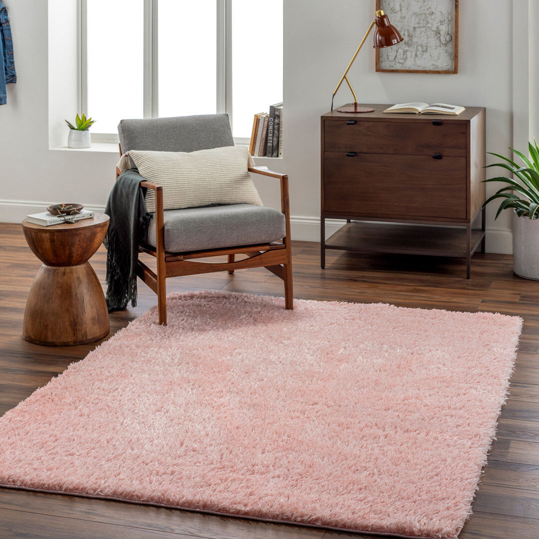 Brayden Studio Arwilda Area Rug Pink Rectangle 160 x 213cm