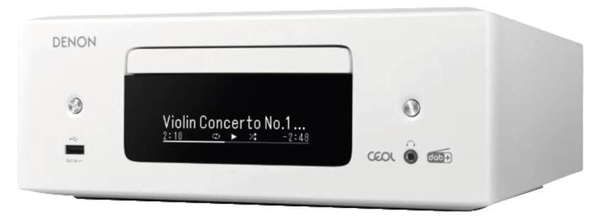 Denon RCD-N12 Micro Hi-Fi Systeem met DAB+, DAB, Spotify en CD-speler, 65 Watt