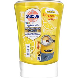 Sagrotan Seife No-Touch Kids Zitronen Duft, Flüssigseife, Nachfüller, antibakteriell, 250ml