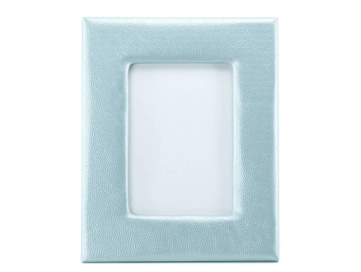 Bilderrahmen Bina MDF-Platte,PVC,Kunstleder,Vlies Blau/Blau 21 x 26cm