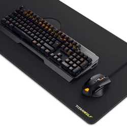 Titanwolf Gaming Set, Tastatur, Maus, XXL Mousepad