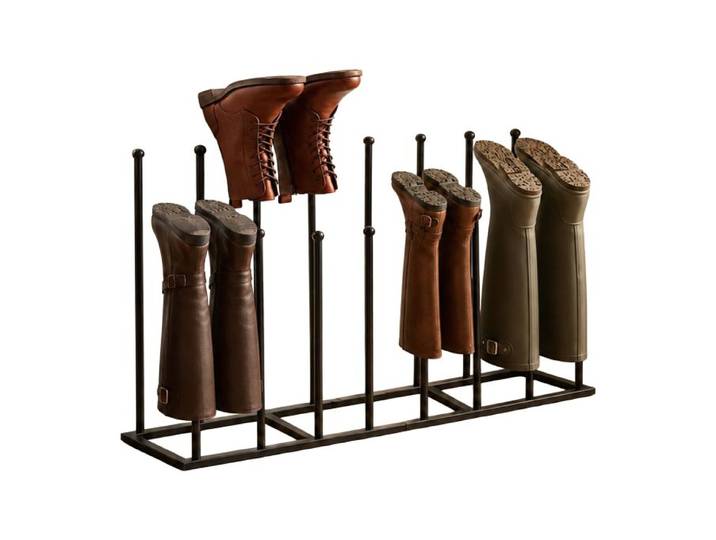 Relaxdays Porte-bottes métal