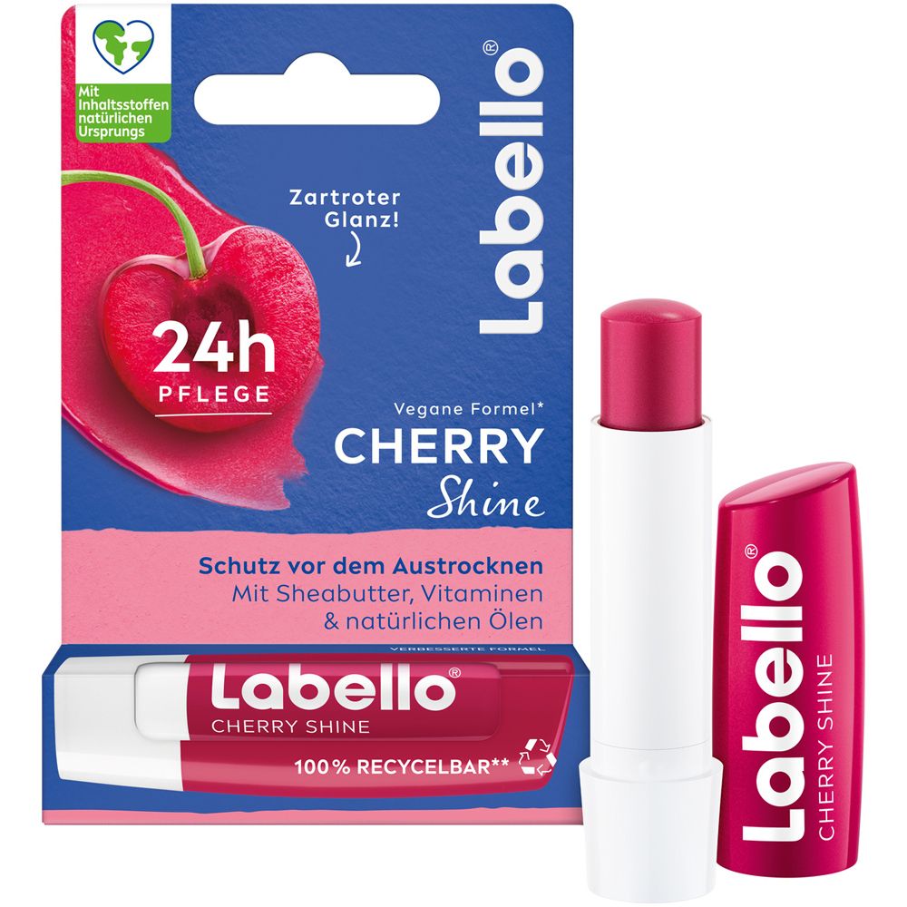 Labello cherry shine Blister 4,8 g Lippenstift