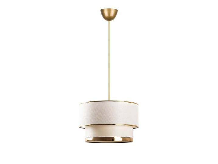 Suspension blanche et or