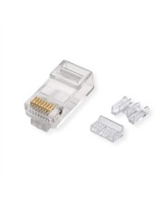 ROLINE RJ45-Stecker Kat.6A ungeschirmt+Einsatz 10 St. (21.17.3098)