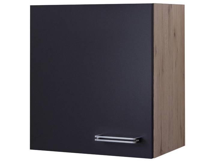 Küchenoberschrank Anthrazit/Eiche