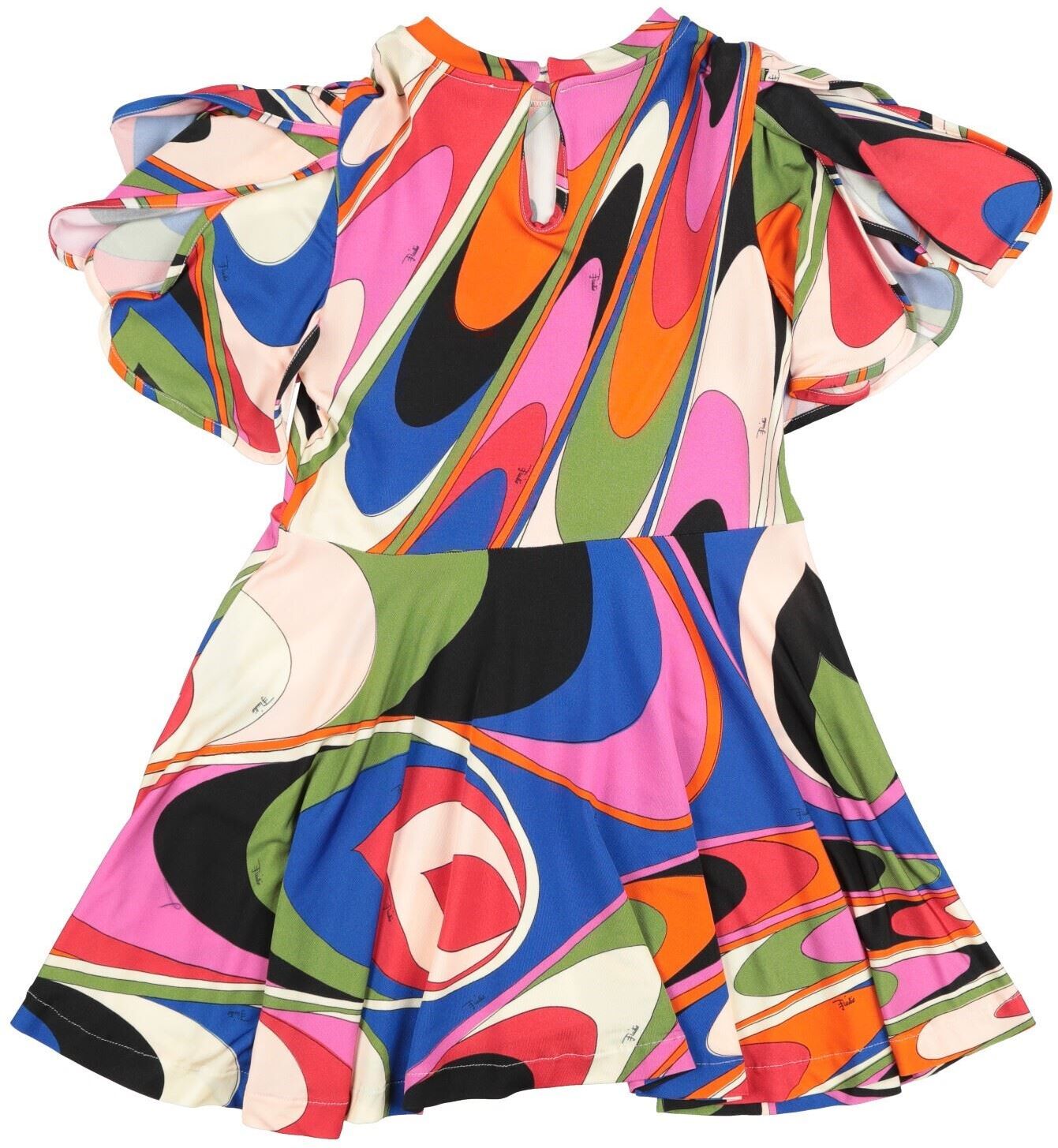 Pucci Vestido para niña Chica Rojo 10,12 Chica