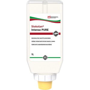 Stokolan Hautcreme Intense Pure, 99036430, Intensive Hautpflegecreme, unparfümiert, Softflasche 1 Liter