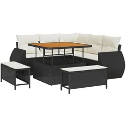 vidaXL, Gartenlounge, Zaranon (Tisch 100 x 100 cm)