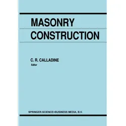 Masonry Construction, Fachbücher