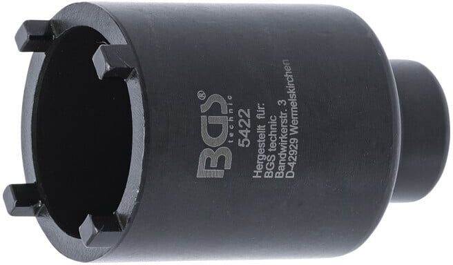 Douille 4 ergots clé à ergot pour tête sphérique pour Citroën / Peugeot BGS ; BGS technic (5422)