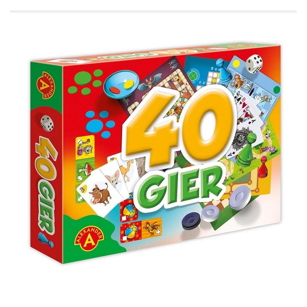 Alexander Gry rodzinne Zestaw 40gier 26573 (2657)