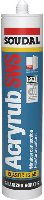 Soudal Maleracryl Acryrub SWS intérieur blanc 310 ml (124483)