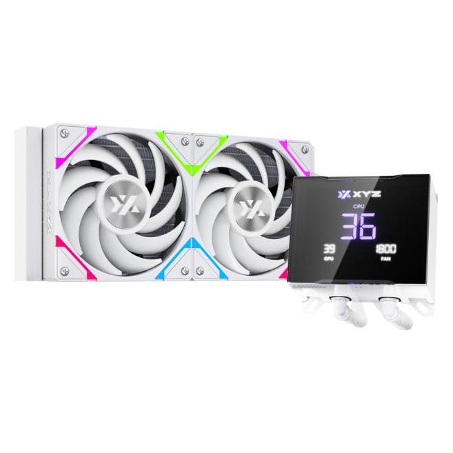 xyz Kit Watercooling AIO Hydrotemp RGB - 240mm (Blanc) (X-WC-HYDROTEMP-240W)