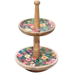 Etagere FLOWER (H 39 cm) - bunt - H 39 cm
