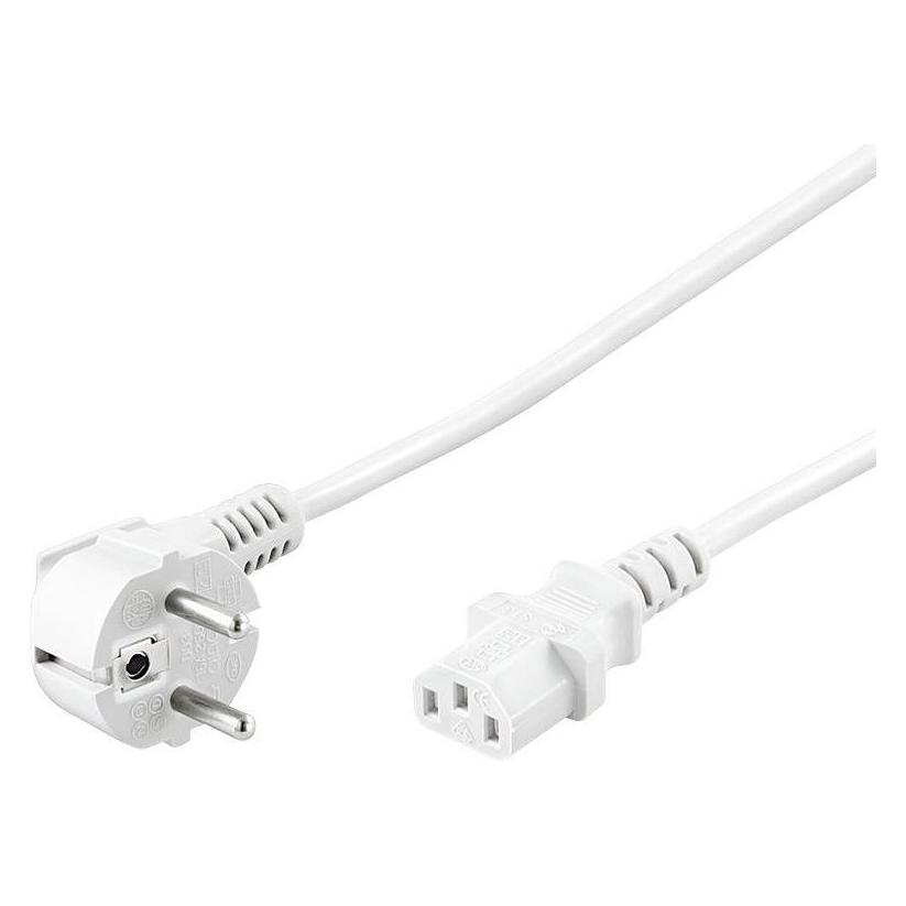 PremiumCord 230V network cable for computer 3m white (3 m) (kpsp3w)