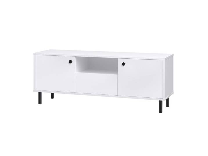 Raumhirsch Furniture Lowboard Venus, Weiß, Rechteckig, 138x53x40 cm, Wohnzimmer, TV Möbel, Lowboards, Lowboards stehend