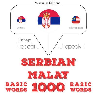 1000 essential words in Malay - JM Gardner, Audio, 9782821140257
