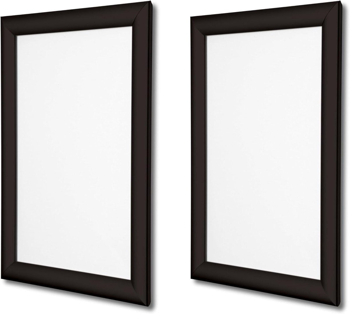 Aluminium Klikframe Posterlijst Zwart - 2 x A4