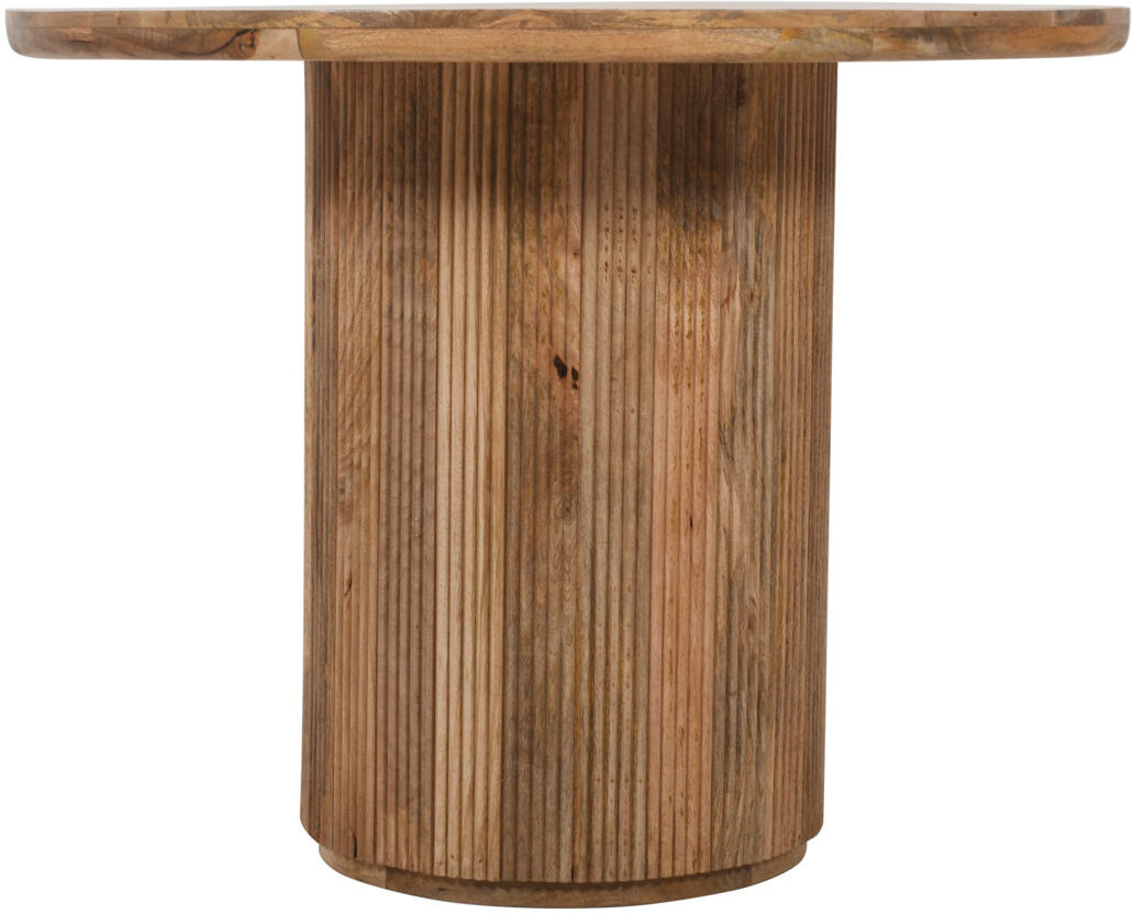Alpen Home Asturias Mango Round Wood Top Dining Table with Wood Base