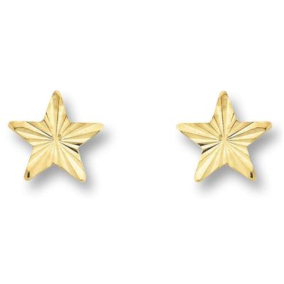Paar Ohrhänger ONE ELEMENT "Stern Ohrringe Ohrstecker aus 333 Gelbgold", gold, Ohrringe, Damen, Kinder, Gelbgold 333 Gold, Gelbgold 333, Gold, Zartes Emblem – unaufdringlich und dennoch ausdrucksstark