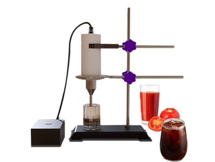 Kleiner Ultraschall-Homogenisator, 250 ml, Ultraschallprozessor, Zelldisruptor-Mixer mit Halterung, einstellbare Höhe, Reinigungszeit 300 Sekunden, for Espresso, Mokka, Cappuccino, Milch, Blumentee