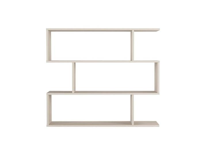 Vente-Unique Regal - 110 cm x 24.6 cm - holz - beige Tomini, Beige, Holz, Freiform, 110x96x24.6 cm, Wohnzimmer, Regale, Bücherregale