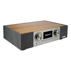 Albrecht DR 1000 Tischradio FM, DAB+ CD, DAB+, USB, UKW Spotify Walnuss 27000