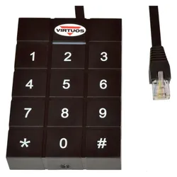 Virtuoso, Kasse Zubehör, Virtuos RFID 125 kHz adaptér s klávesnicí pro pokladní zásuvky Virtuos 24V