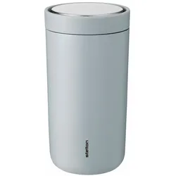 Stelton A/S Stelton To Go Click Becher, Trinkbecher, Cup, Edelstahl, Kunststoff, Cloud, 200 ml, 675-27