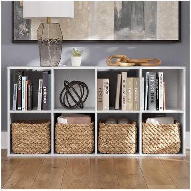 "Signature Design by Ashley Onita White 8 Cube White Organizer - 24"" W x 12"" D x 47"" H"