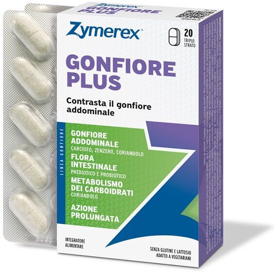 WILCO FARMA Srl SU Zymerex GONFIORE PLUS 4 AZIONI, 20 Compresse Multistrato