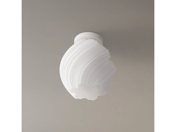Nuvia Deckenleuchte 32 cm 3D Druck weiß - Lindby - Wohnzimmer - Modern - Kunststoff - Einflammig