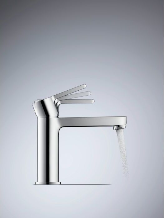 Duravit B.2 Waschtischarmatur M B21023001010 MinusFlow, mit Zugstange, Chrom Hochglanz