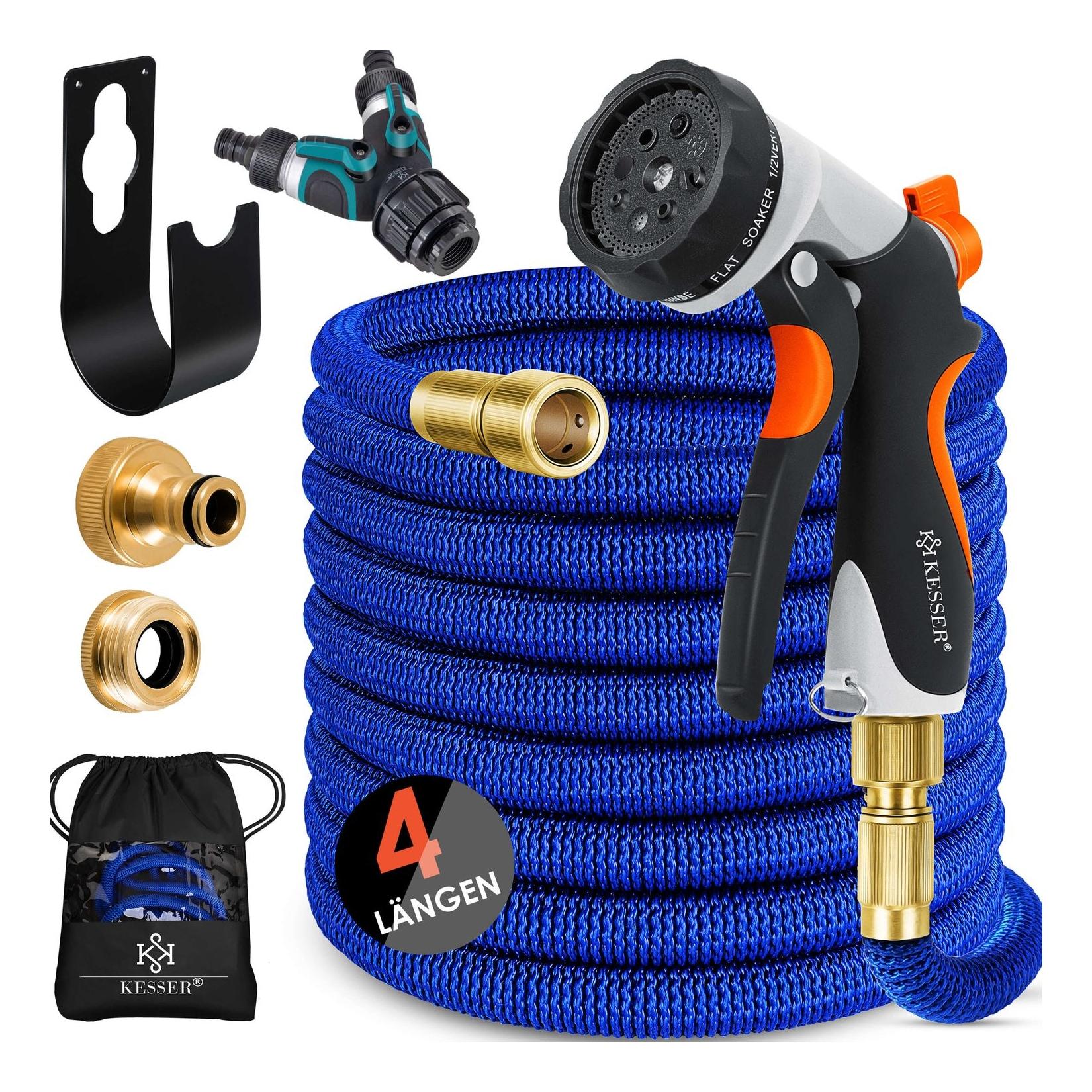 KESSER® Premium Gartenschlauch Flexibler Wasserschlauch dehnbarer Flexischlauch