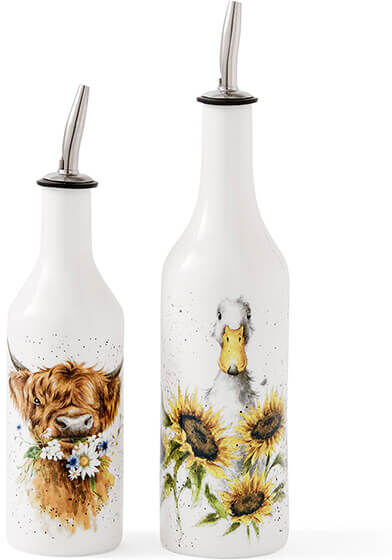 Wrendale Designs Cow And Duck Oil & Vinegar Set