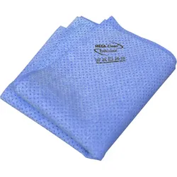 Fenstertuch Mega Clean Kunstledertuch gelocht 35 x 40 cm blau hochwertiges Mikrofasertuch, waschbar bei 95 Grad