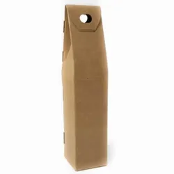 Pappkarton für eine Flasche Wein 95x85x410mm 5un