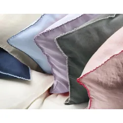 fleuresse Bettwäsche Baumwolle / Leinen Provence 343842-1109 creme 135x200 cm + 80x80 cm
