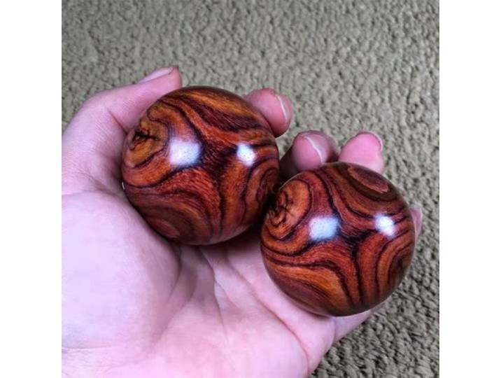 Huanghuali grimace pour la soin des yeux balle handball fitness balle jouer balle de massage balle de rééducation cadeau aux aînés