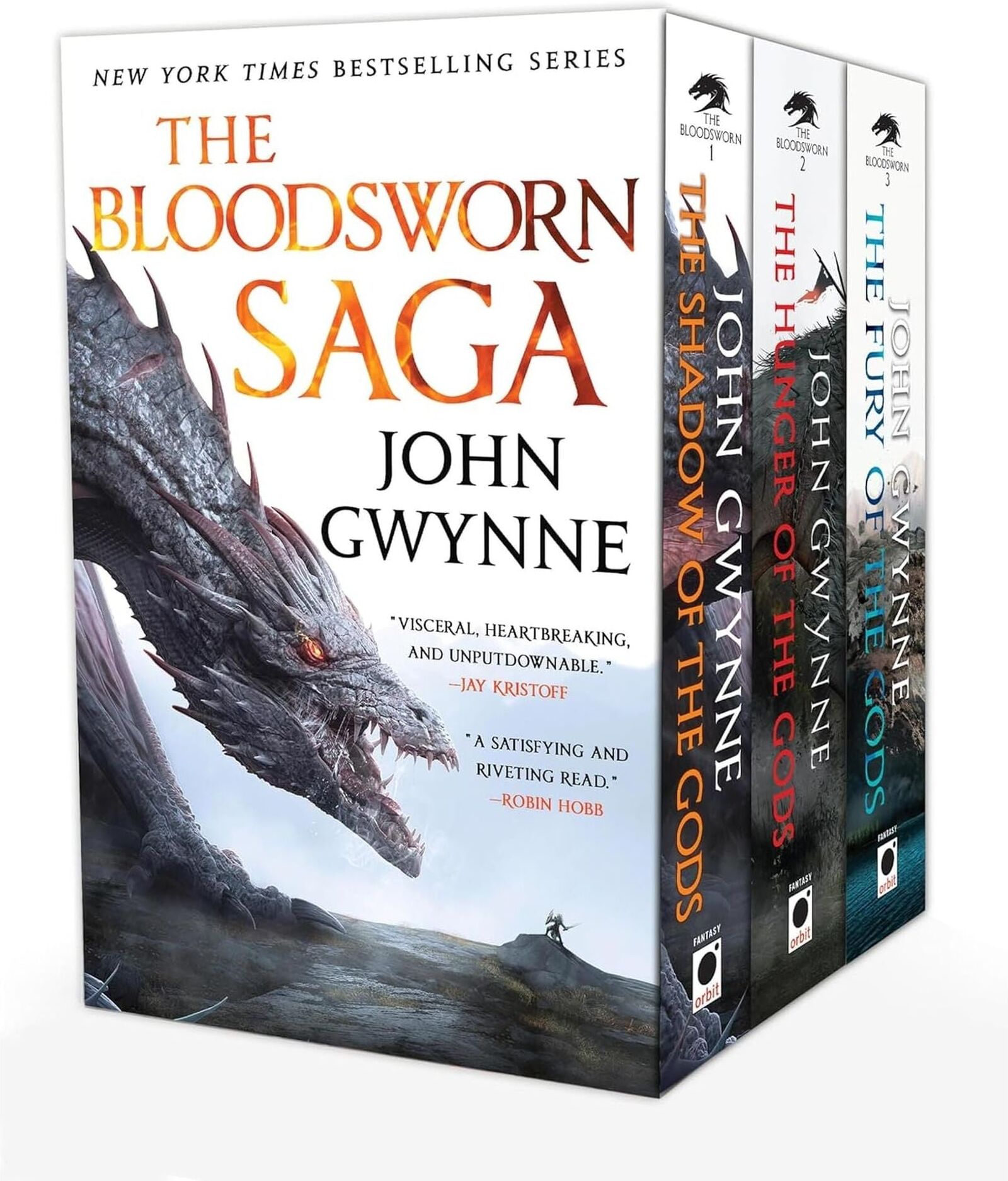Orbit The Bloodsworn Saga 3 Book Box Set by John Gwynne (Shadow of the Gods, Hunger of the Gods, Fury of the Gods)