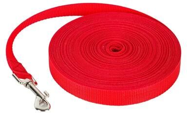 Uplift Treasures Extra Long Nylon Dog Training Leash red 30m(100ft)