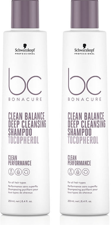 Schwarzkopf BC Clean Balance Deep Cleansing Shampoo 250ml Double