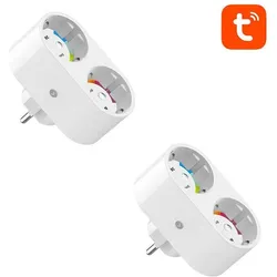 Gosund, Zeitschaltuhr, Dual smart plug WiFi SP211 (2-pack) 3500W Tuya (Typ E, Typ F)