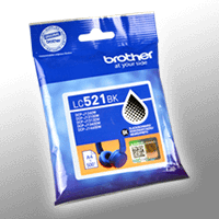 Brother Tinte LC-521BK schwarz