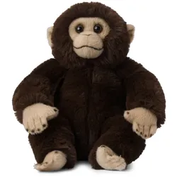 WWF - ECO Plüschtier - Schimpanse (23cm) lebensecht Kuscheltier Stofftier Plüschfigur
